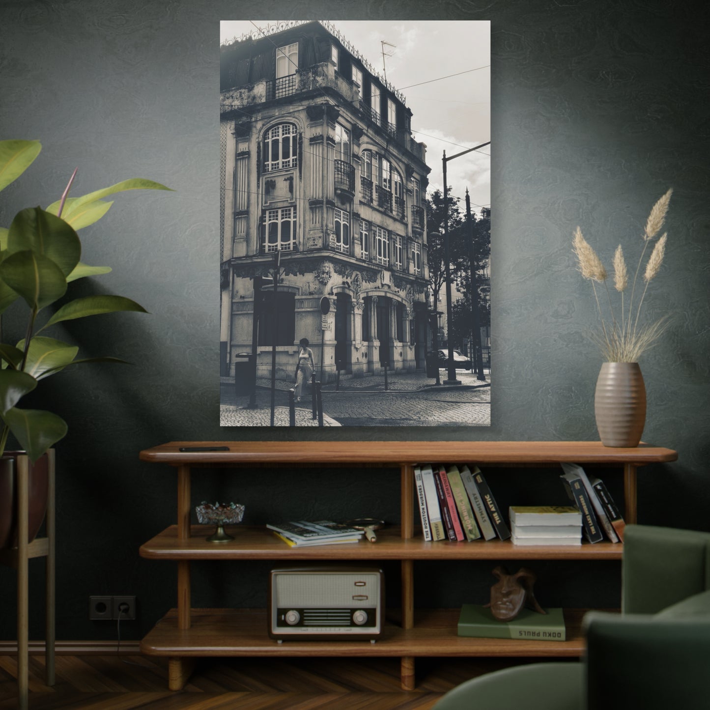 Black and White Canvas Art Print