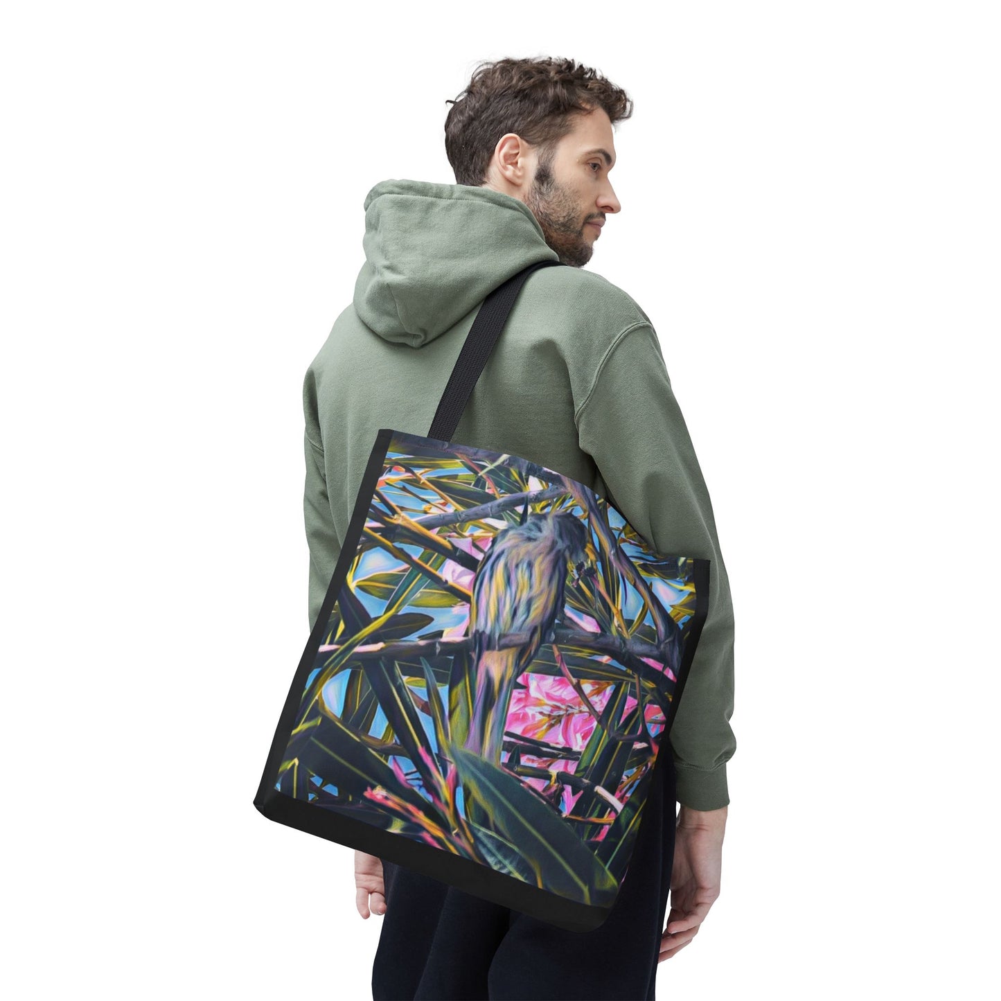 Bird & Floral Tote Bag