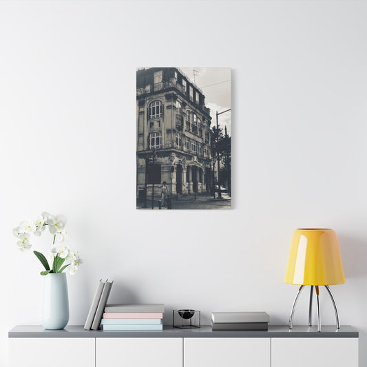 Black and White Canvas Art Print